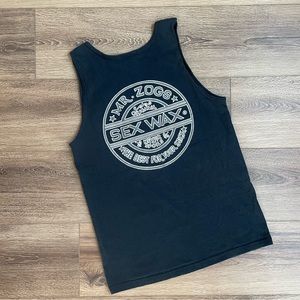 Mr. Zogs Sex Wax Originals Tank Top Small Blue